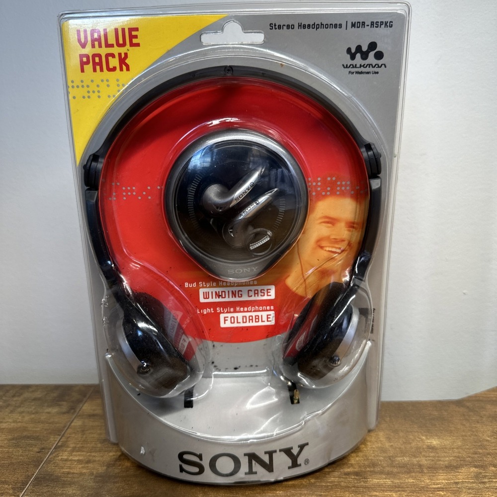 Sony MDR-RSPKG Combo value Pack MDR-A110LP Stereo Headphones and MDR-E828LP VTG